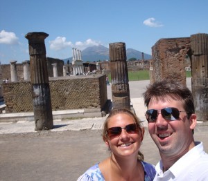 Mark & Julie in Pompeii