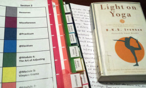 Image of yoga study materials