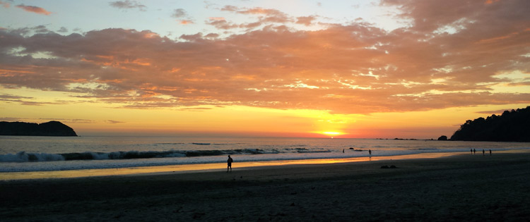 Image of sunset Manuel Antonio