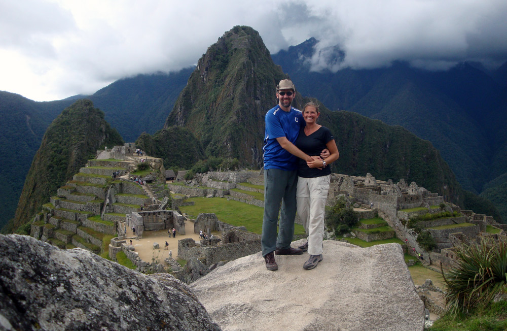 Image of Mark and Julie at Machu Picchu