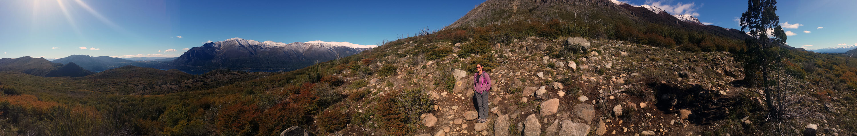 Image of On our hike to Refugio Frey.
