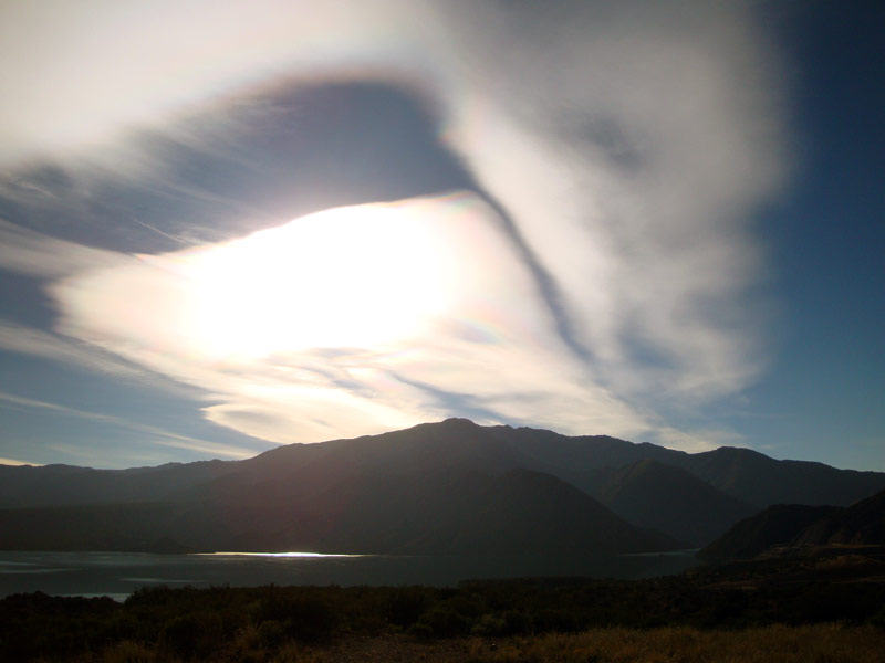 Image of Some interesting clouds in the Andes.