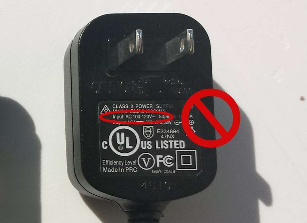 Image of Power Adapter Example