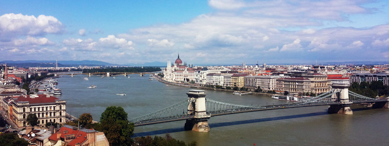Budapest: Fried Dough, Fireworks and a Friend Comes to Visit