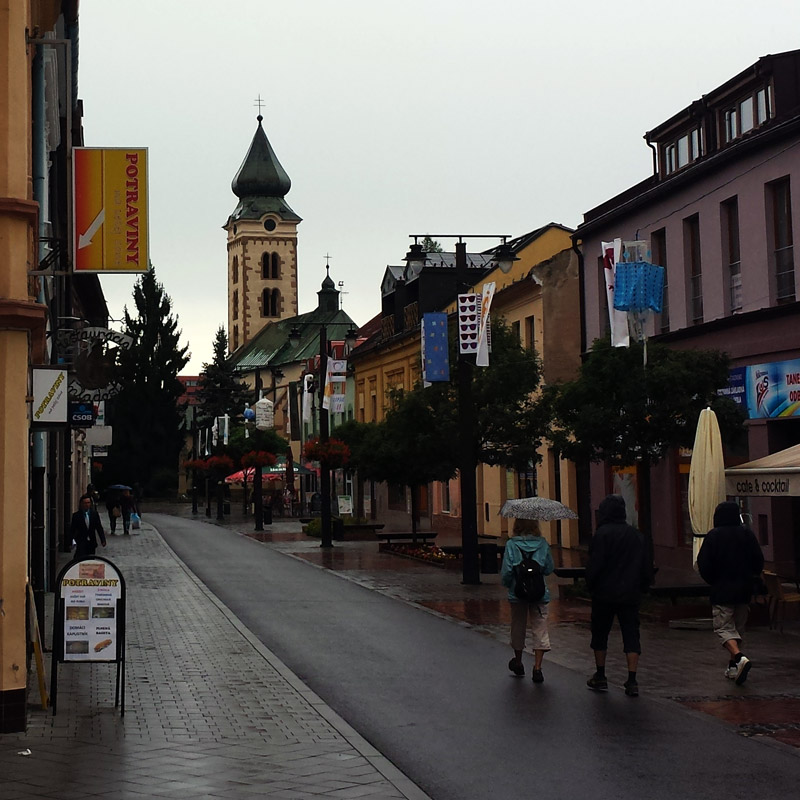 Image of Exploring the town of Liptovsky Mikulas.