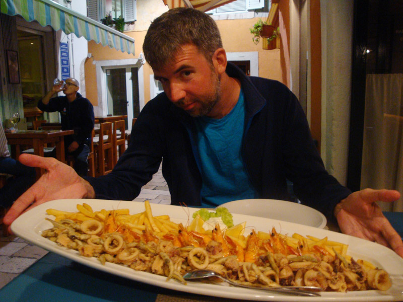 Image of Fried Seafood Platter Croatia