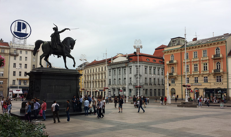Image of Jelačić Square, Zagreb