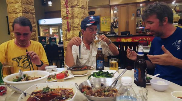 Image of Chinese food and beer in kuala lumpur