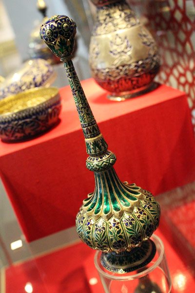 Image of Rosewater shaker from Islamic Art museum in Kuala Lumpur