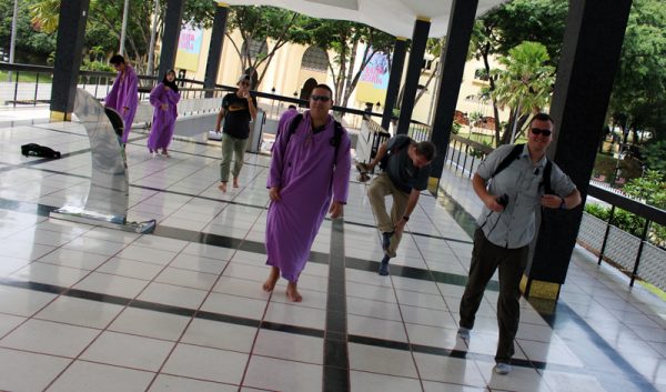 Image of James at National Mosque Kuala Lumpur, Malaysia