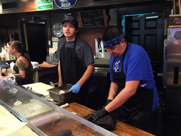 Image of Counter crew at Franklin BBQ